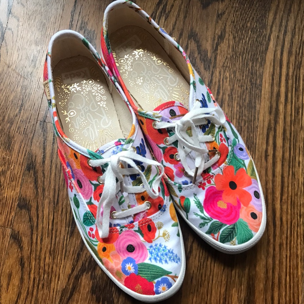 Rifle Paper Company exclusive Keds size 8